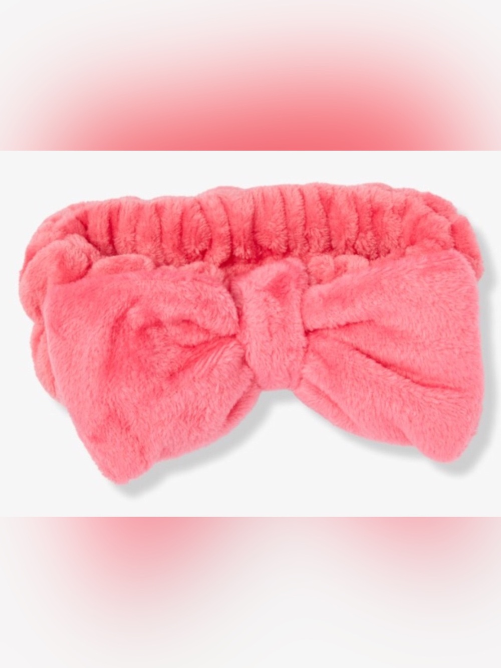 Ulta Beauty Pink Plush Headband